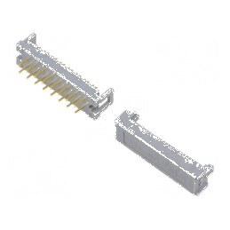 Conector IDC PIN 16 THT pentru PCB, cablu bandă 1,27mm | Electronic-mag.ro | Componente Electronice