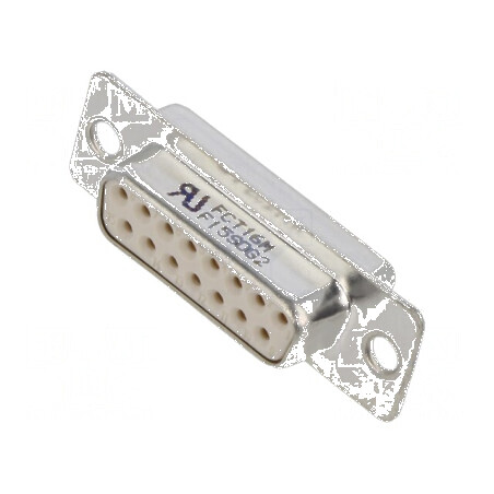 Conector D-sub 15 pini SDR RCPT FCT | Electronic-mag.ro | Componente Electronice