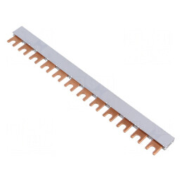 Bară colectoare 16mm² 1 Poli 400V 100A tip pieptene | Electronic-mag.ro | Componente Electronice