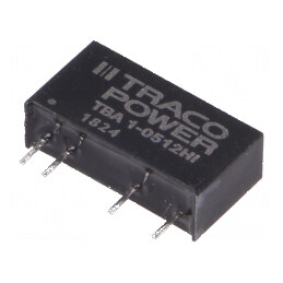Convertor DC/DC 1W 4,5-5,5V la 12V 84mA SIP7 | Electronic-mag.ro | Componente Electronice