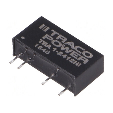 Convertor DC/DC 1W 21,6-26,4V la 12VDC 84mA | Electronic-mag.ro | Componente Electronice
