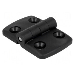 Balama Lăţ 72mm Poliamidă Neagră H 48mm | Electronic-mag.ro | Componente Electronice