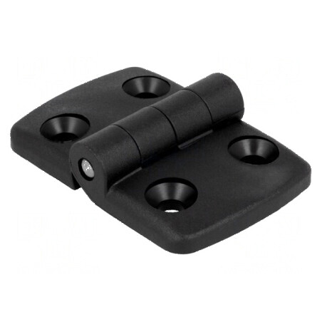 Balama Lăţ 72mm Poliamidă Neagră H 48mm | Electronic-mag.ro | Componente Electronice