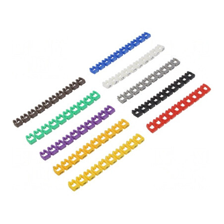 Markere Marcaj PVC 0-9, 3,8-5,9mm | Electronic-mag.ro | Componente Electronice
