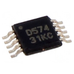Convertor D/A 8bit 188ksps 4 canale VSSOP10 -40÷105°C | Electronic-mag.ro | Componente Electronice