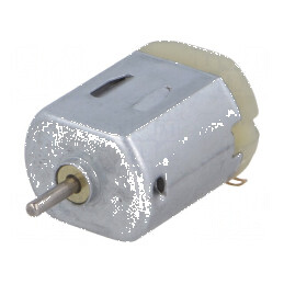 Motor DC fără angrenaj 1-9V, ax fin, arbore pe două fețe | Electronic-mag.ro | Componente Electronice