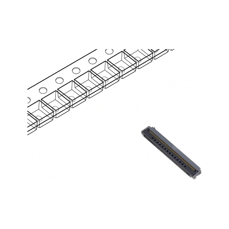 Conector FFC/FPC FH52 SMT 50 PIN 500mA LCP 50V | Electronic-mag.ro | Componente Electronice Conector FFC/FPC FH52 SMT 50 PIN 500mA LCP 50V | Electronic-mag.ro | Componente Electronice