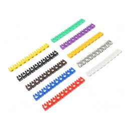Markere pentru marcaj, dimensiune 2,8-4,6mm, PVC, set 0-9 | Electronic-mag.ro | Componente Electronice