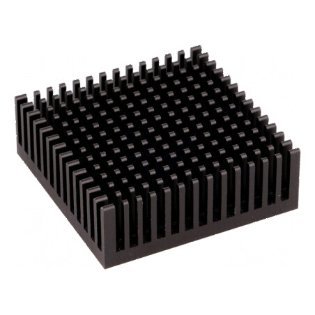 Radiator extrudat negru 48,3mm x 48,3mm x 16,51mm | Electronic-mag.ro | Componente Electronice