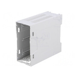 Carcasă bază 35mm ABS gri UL94HB Serie EH 35 | Electronic-mag.ro | Componente Electronice