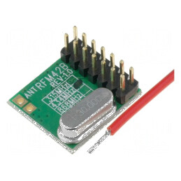 Emițător RF FM FSK 433,92MHz - 20dBm THT 1,8÷3,6VDC | Electronic-mag.ro | Componente Electronice