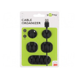 Set 5 elemente prindere autoadezive negre | Electronic-mag.ro | Componente Electronice