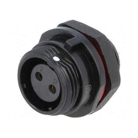 Soclu SP13 mamă PIN: 2 IP68 13A pentru montare pe panou | Electronic-mag.ro | Componente Electronice