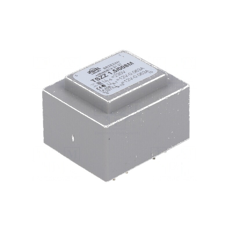 Transformator încapsulat 1,5VA 230VAC 12V 50mA PCB | Electronic-mag.ro | Componente Electronice