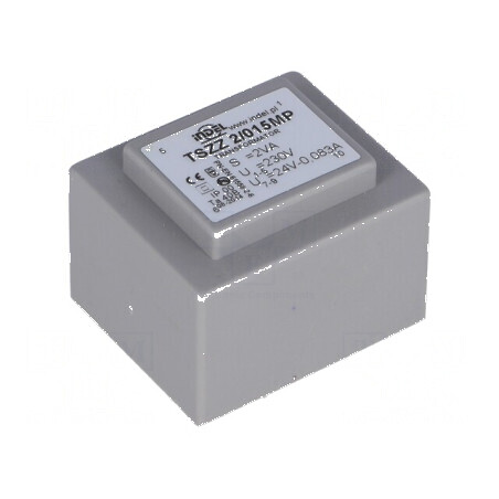 Transformator încapsulat 2VA 230VAC 24V 80mA PCB | Electronic-mag.ro | Componente Electronice