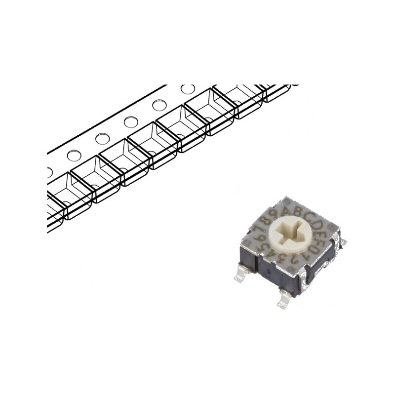 Întrerupător codificare HEX/BCD Pozitiv 16 SMT Rizol 10GΩ | Electronic-mag.ro | Componente Electronice Întrerupător codificare HEX/BCD Pozitiv 16 SMT Rizol 10GΩ | Electronic-mag.ro | Componente Electronice