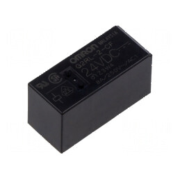 Releu electromagnetic DPDT 24VDC, contacte max 8A | Electronic-mag.ro | Componente Electronice