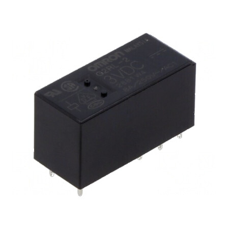 Releu electromagnetic DPDT 3VDC 8A 250VAC G2RL | Electronic-mag.ro | Componente Electronice