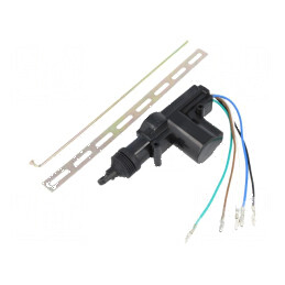 Servomotor 12VDC 4A pentru sistem închidere centralizată cu cablu x5 5,5kg | Electronic-mag.ro | Componente Electronice