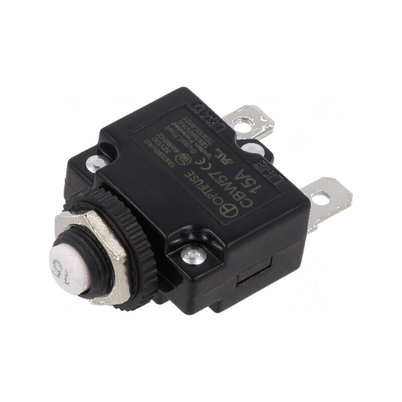 Siguranță termică 15A 1kA 125V 250V 32VDC 50VDC | Electronic-mag.ro | Componente Electronice