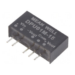Convertor DC/DC 1W 10,8-13,2V la 15VDC și -15VDC | Electronic-mag.ro | Componente Electronice