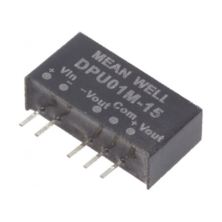 Convertor DC/DC 1W 10,8-13,2V la 15VDC și -15VDC | Electronic-mag.ro | Componente Electronice