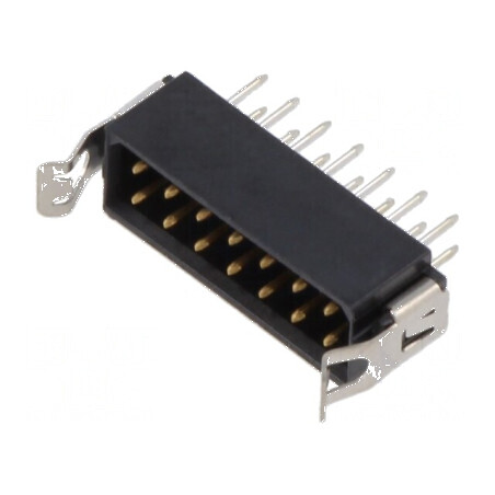Conector PCB-cablu/PCB soclu tată PIN 14 Datamate L-Tek THT | Electronic-mag.ro | Componente Electronice