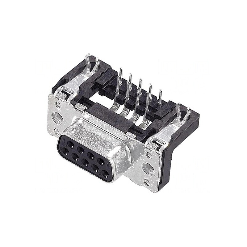 Conector D-Sub 9 PIN soclu mamă unghiat 90° THT UNC 4-40 | Electronic-mag.ro | Componente Electronice Conector D-Sub 9 PIN soclu mamă unghiat 90° THT UNC 4-40 | Electronic-mag.ro | Componente Electronice