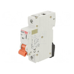 Întrerupător de supracurent 230/400VAC 20A 6kA Poli: 1 | Electronic-mag.ro | Componente Electronice