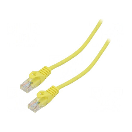 Cablul de rețea U/UTP 5e litat CCA PVC galben 15m 26AWG | Electronic-mag.ro | Componente Electronice