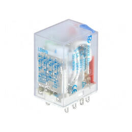Releu electromagnetic 4PDT 24VDC 5A | Electronic-mag.ro | Componente Electronice