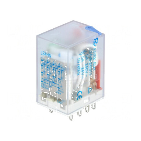 Releu electromagnetic 4PDT 24VDC 5A | Electronic-mag.ro | Componente Electronice
