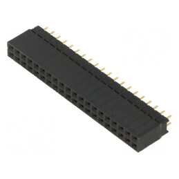Conector şiruri pini soclu mamă 2,54mm 40 PIN THT pentru PCB | Electronic-mag.ro | Componente Electronice