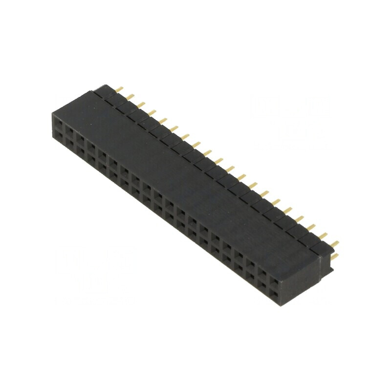 Conector şiruri pini soclu mamă 2,54mm 40 PIN THT pentru PCB | Electronic-mag.ro | Componente Electronice