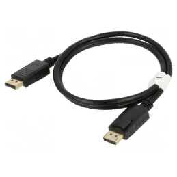 Cablu DisplayPort 1.2 - 1m, mufă DisplayPort ambele părţi | Electronic-mag.ro | Componente Electronice