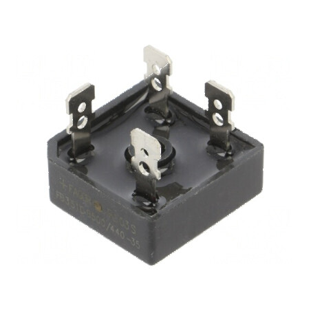 Punte redresoare monofazat Urmax 1kV 35A 75A pătrată | Electronic-mag.ro | Componente Electronice