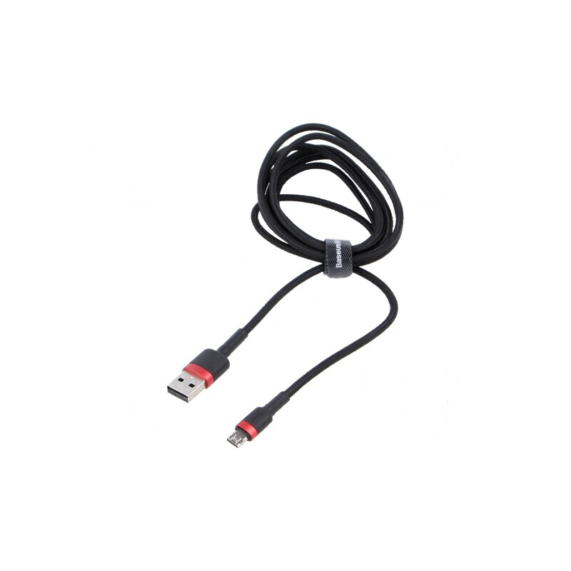 Cablu USB 2.0 High Speed 1m Negru Textile 2.4A | Electronic-mag.ro | Componente Electronice Cablu USB 2.0 High Speed 1m Negru Textile 2.4A | Electronic-mag.ro | Componente Electronice