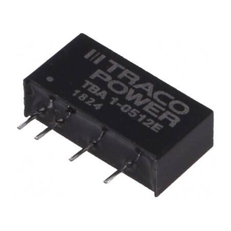 Convertor DC/DC 1W 4,5-5,5V la 12V 84mA SIP7 | Electronic-mag.ro | Componente Electronice