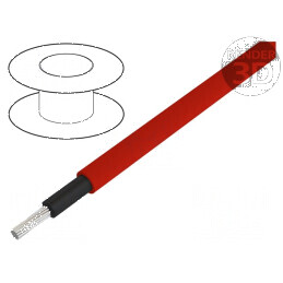Cablu litat 18AWG PVC roșu 40kV 152m | Electronic-mag.ro | Componente Electronice