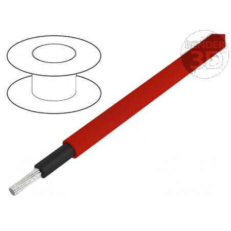 Cablu litat 18AWG PVC roșu 40kV 152m | Electronic-mag.ro | Componente Electronice