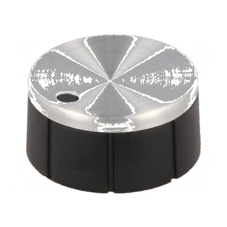 Buton rotativ aluminiu cu indicator Ø6mm | Electronic-mag.ro | Componente Electronice