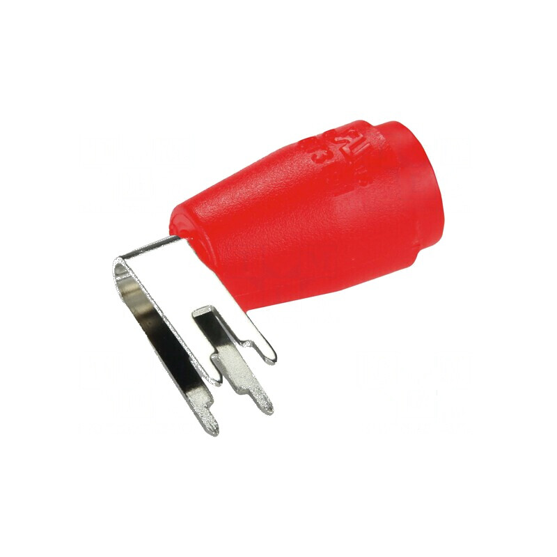Conector banană 4mm soclu roşie 25A 27,7mm PCB 5mΩ 1kV | Electronic-mag.ro | Componente Electronice Conector banană 4mm soclu roşie 25A 27,7mm PCB 5mΩ 1kV | Electronic-mag.ro | Componente Electronice
