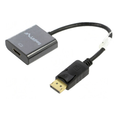 Adaptor DisplayPort 1.2 la HDMI 1.2 - Mufă DisplayPort și Soclu HDMI | Electronic-mag.ro | Componente Electronice