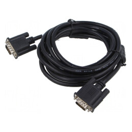 Cablu D-Sub 15pin HD 3m negru | Electronic-mag.ro | Componente Electronice