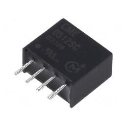 Convertor DC/DC 0,75W 4,5-5,5V la 12VDC 63mA | Electronic-mag.ro | Componente Electronice