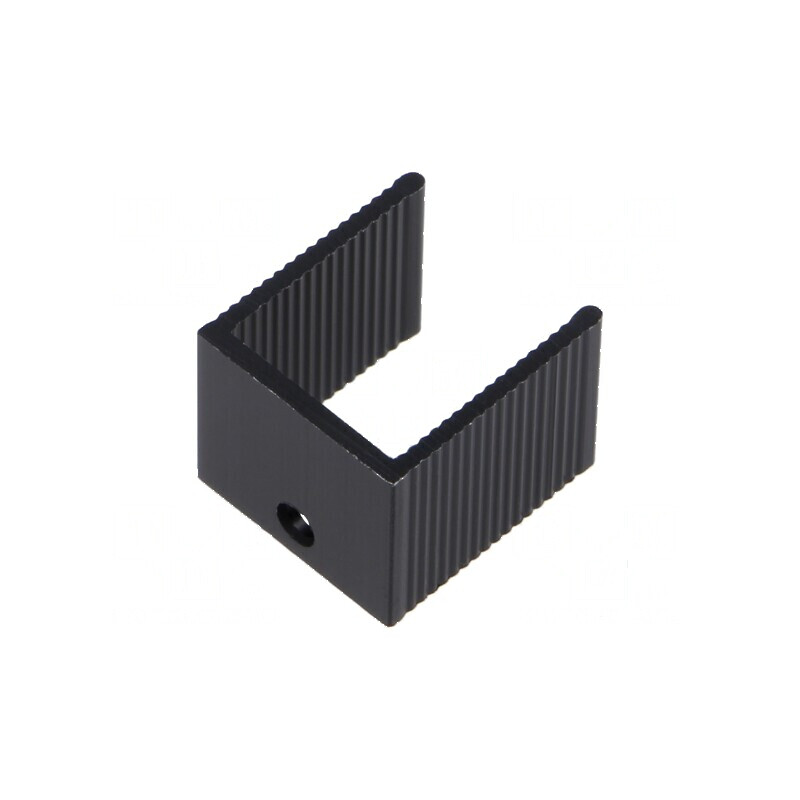 Radiator extrudat U TO220 negru 15mm x 18mm x 20mm | Electronic-mag.ro | Componente Electronice Radiator extrudat U TO220 negru 15mm x 18mm x 20mm | Electronic-mag.ro | Componente Electronice