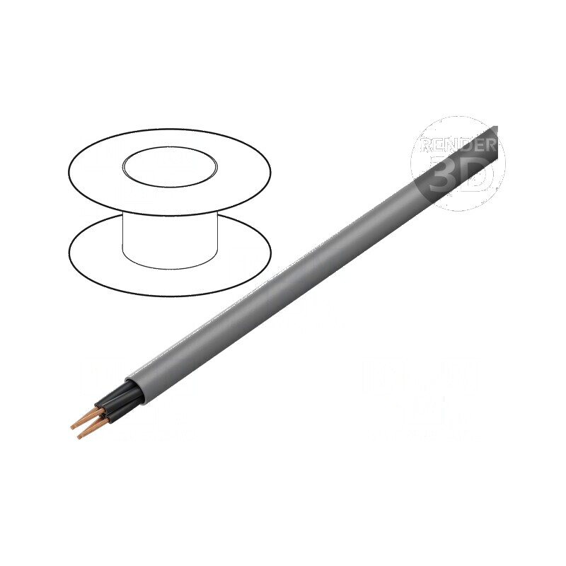 Cablu ÖLFLEX® CLASSIC 415 CP 4x0,75mm² PUR gri 300V 500V | Electronic-mag.ro | Componente Electronice