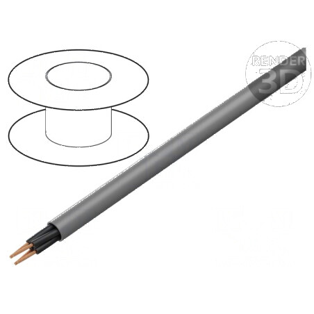 Cablu ÖLFLEX® CLASSIC 415 CP 4x0,75mm² PUR gri 300V 500V | Electronic-mag.ro | Componente Electronice