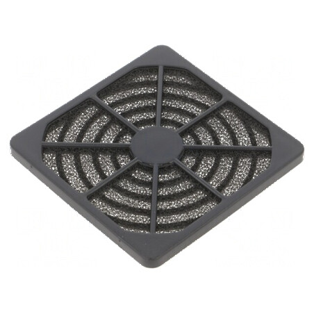 Filtru plastic Ø80mm negru 1set cu fixare prin şurub | Electronic-mag.ro | Componente Electronice