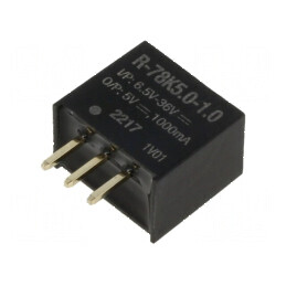 Convertor DC/DC 6,5-36V la 5V 1A SIP3 THT | Electronic-mag.ro | Componente Electronice